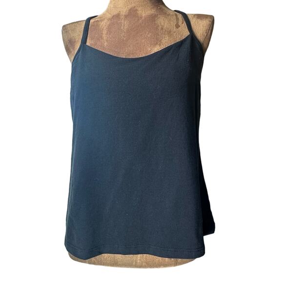 Eileen Fisher Strappy Cross Back Tank Top Small Sustainable Slow Fashion Quality - Picture 1 of 4